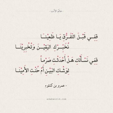 اجمل ماقيل في الشعر الجاهلي - فخر الرجال سلاسل وقيود شعر جاهلي 3545 7