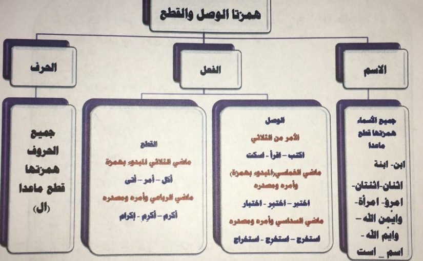 الفرق بين همزة الوصل والقطع - اصول اللغة العربية في الهمزات 837