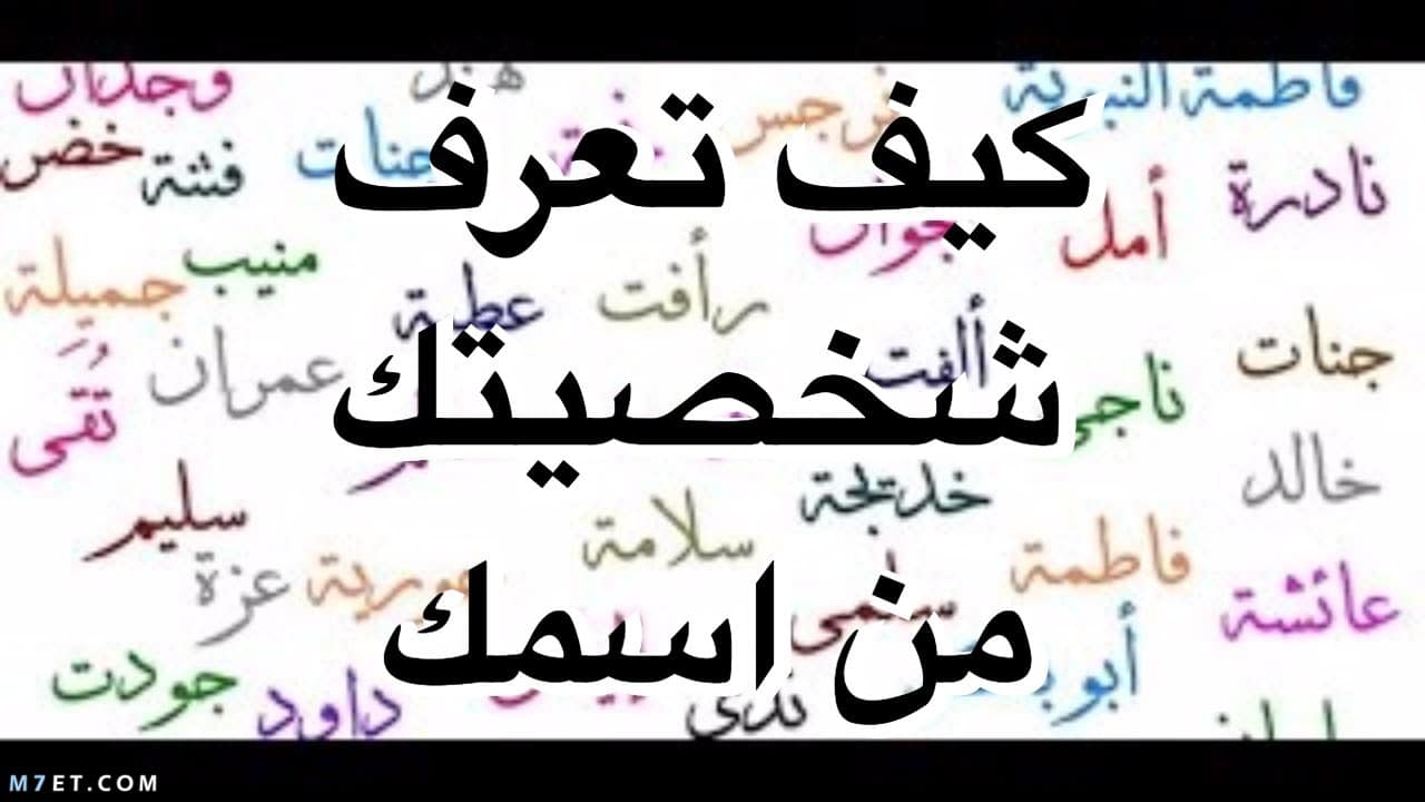 معرفة شخصيتك من اسمك , حدد شخصيتك