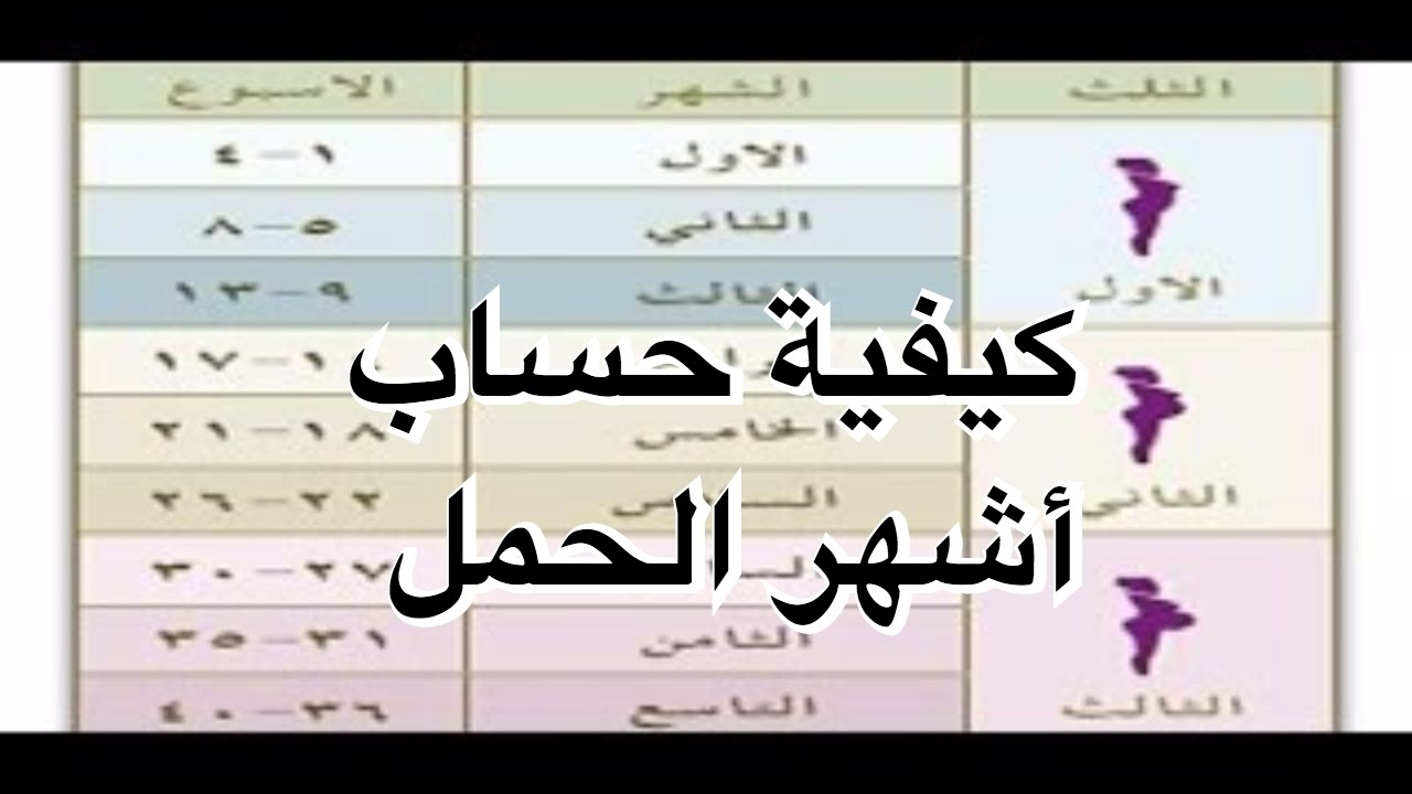 كيف احسب الحمل بالاسابيع - ازاي احسب عمر الجنين 505 2