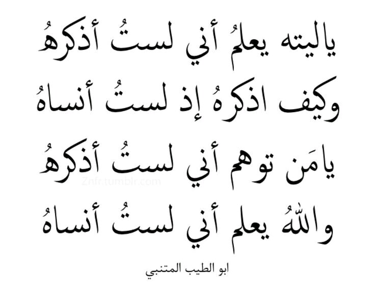 الشعر العربي الفصيح في الحب - قصائد للعاشقين 1756 7