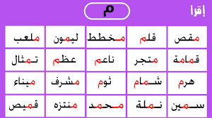 كلمات حرف م و مجموعة من أفضل المصطلحات والمعاني