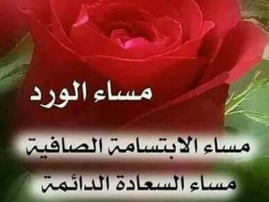 مسائك ورد يا اجمل واروع من ورود الكون , اجمل كلمات المساء